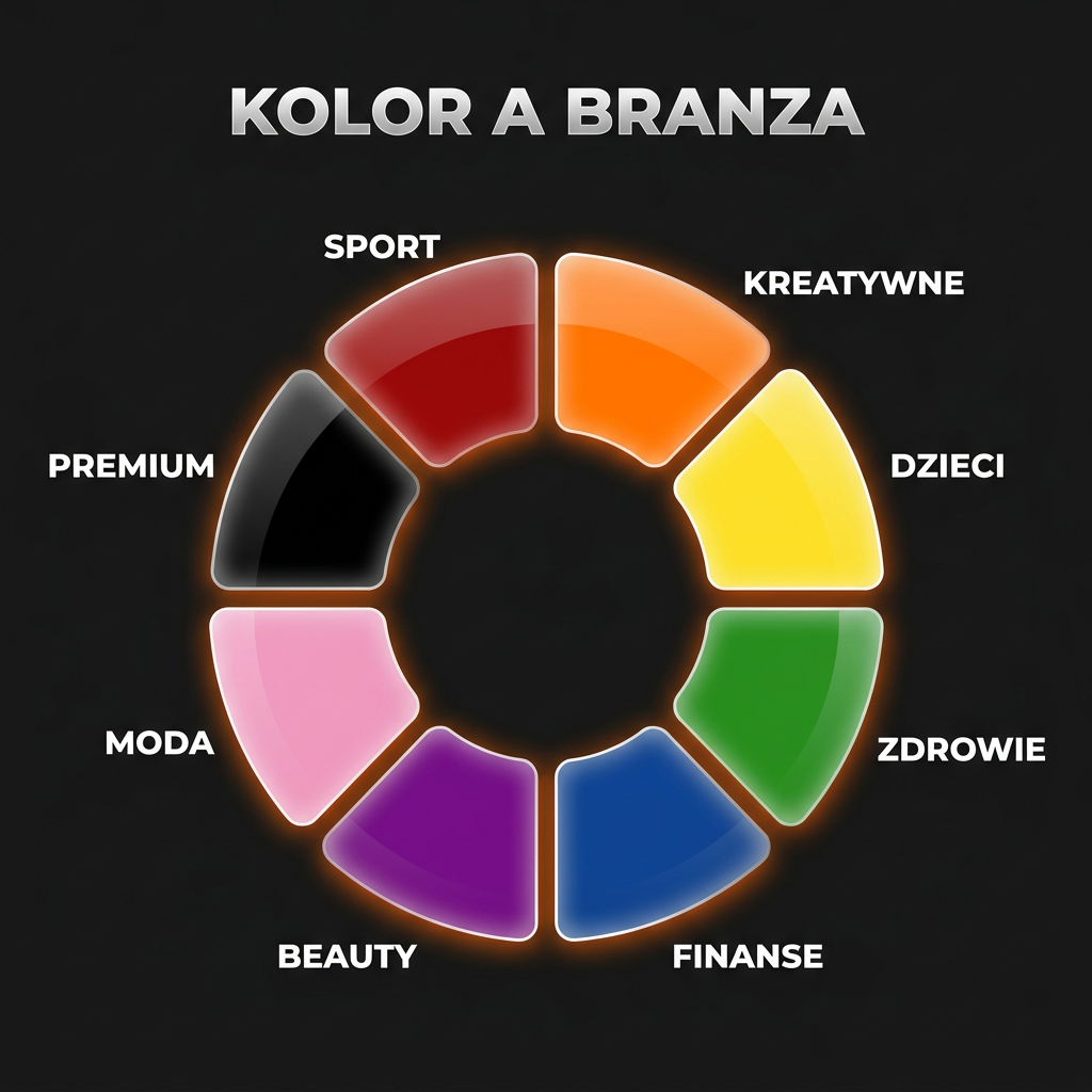 Koło kolorów: jaki kolor logo dla jakiej branży