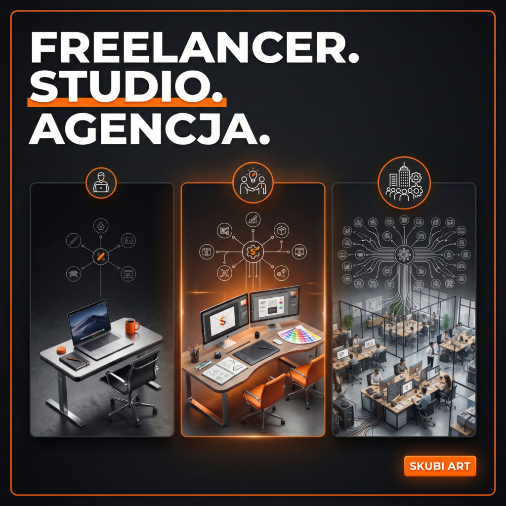 Freelancer, studio czy agencja — gdzie zamówić logo?