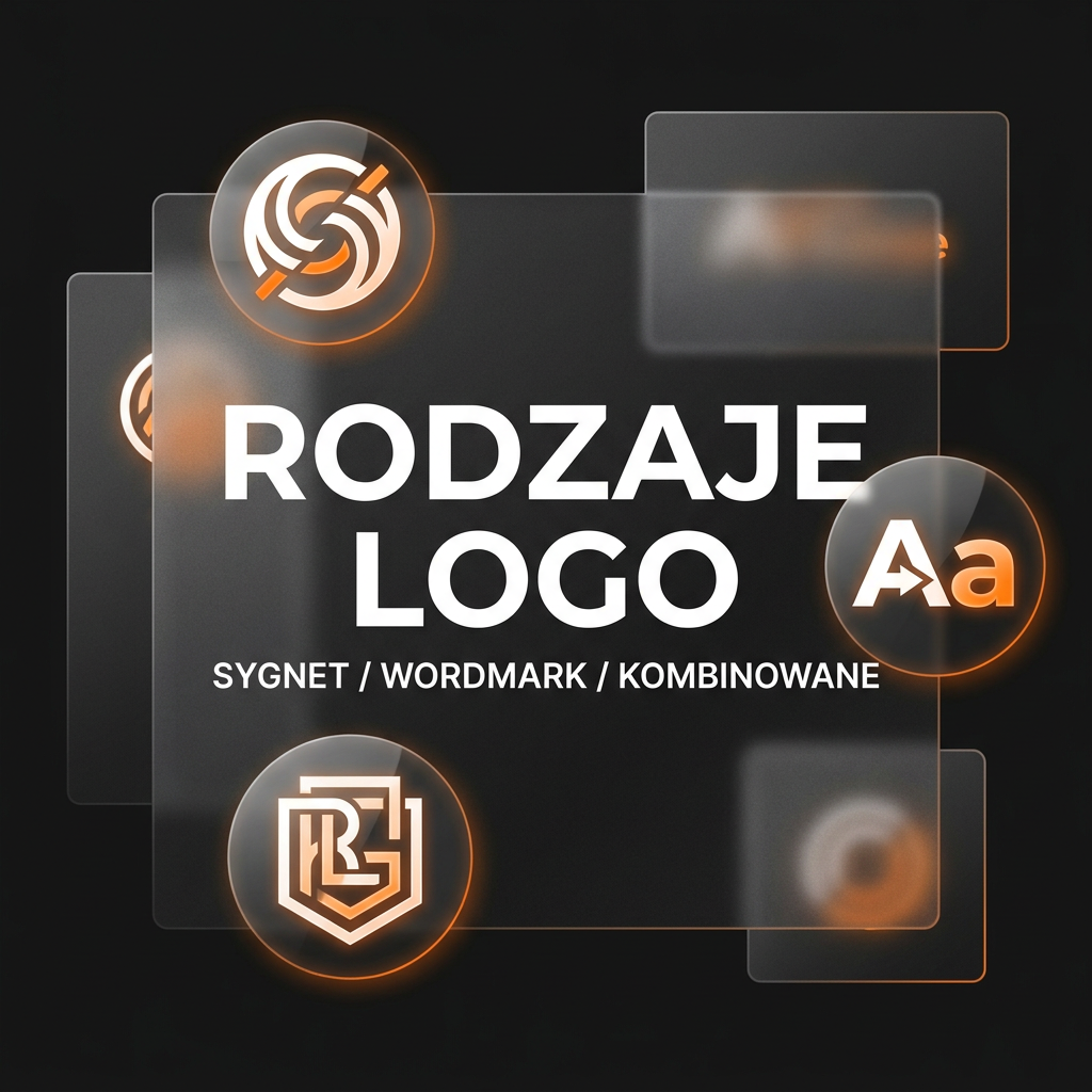 Rodzaje logo — sygnet, wordmark, kombinowane
