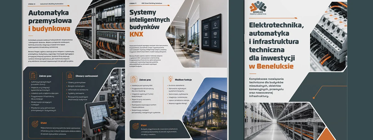 Benelux People Logistics — katalog i materiały drukowane