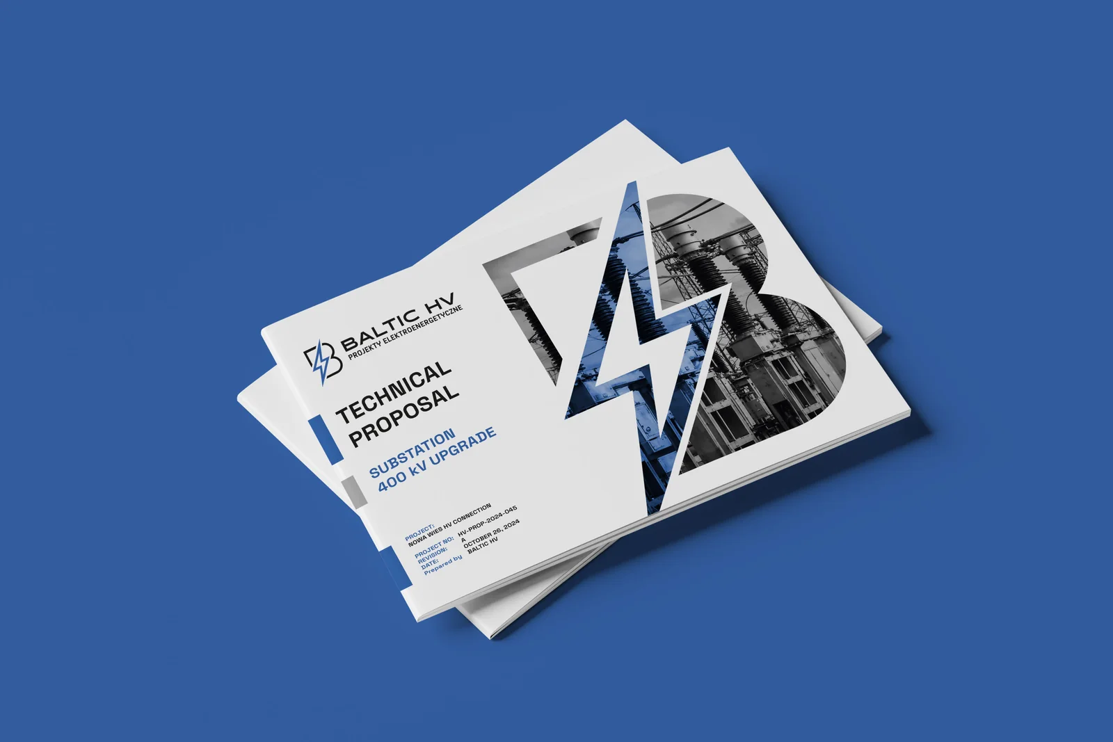 Baltic HV — folder ofertowy w spójnej oprawie graficznej