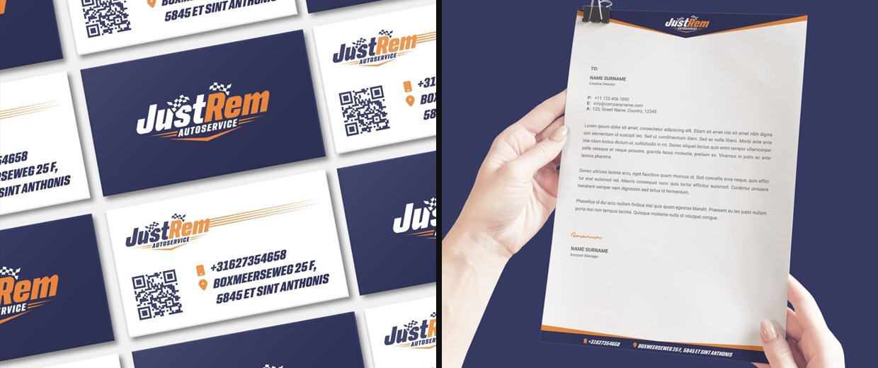 Wizytówki firmowe zaprojektowane na zasadach identyfikacji