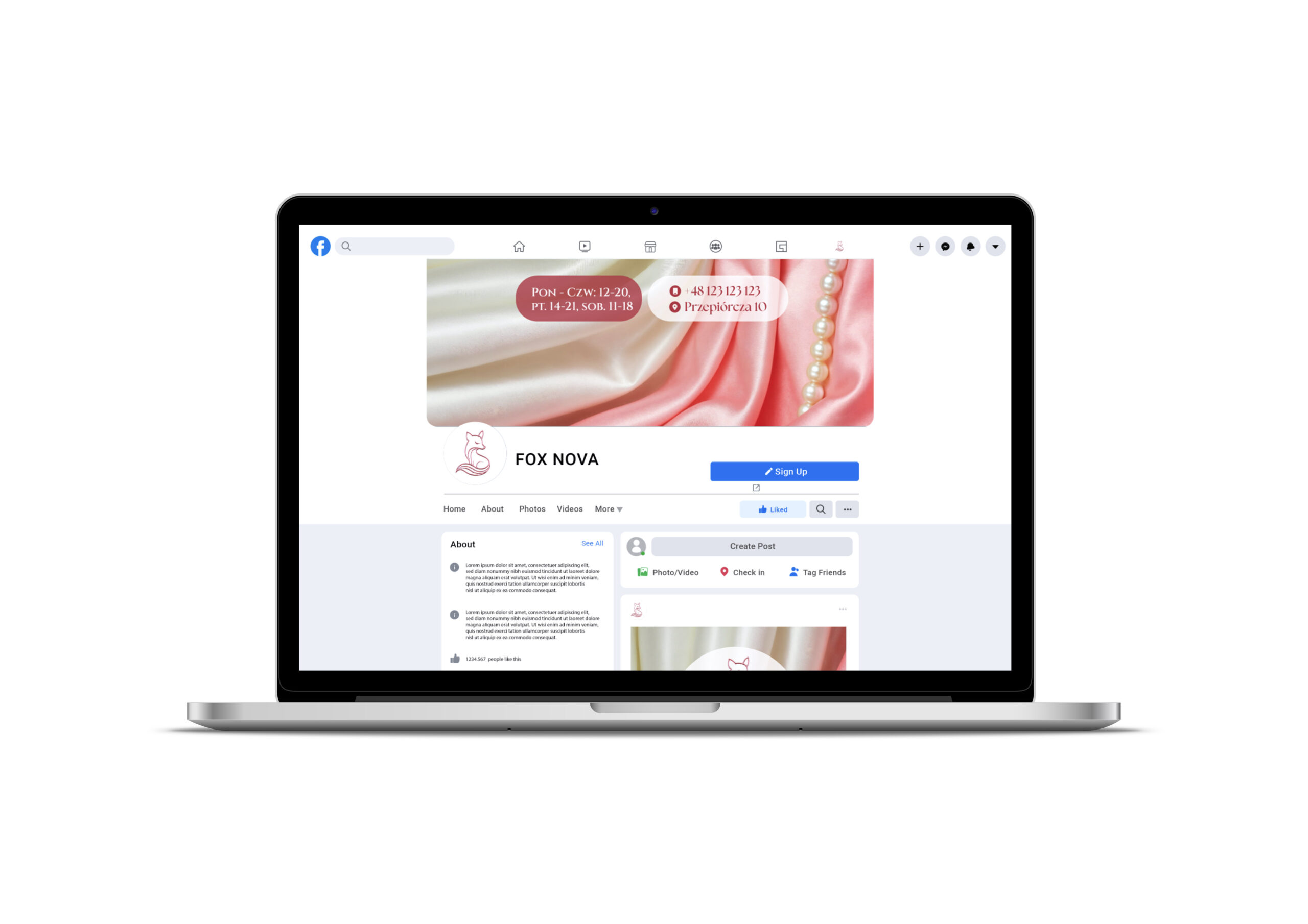 MOCKUP FACEBOOK LAPTOP 1