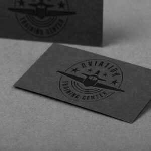 Logo szkoły lotniczej PILOT/01 – prezentacja koncepcji