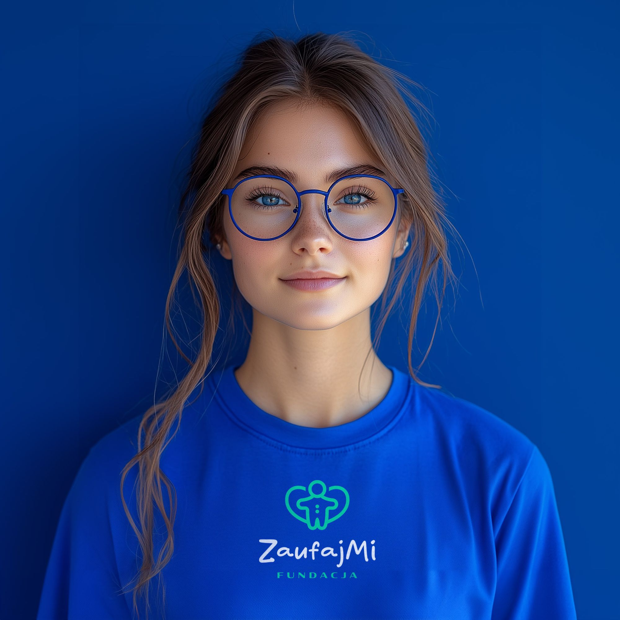 Logo Fundacji Zaufaj Mi na materiałach komunikacyjnych