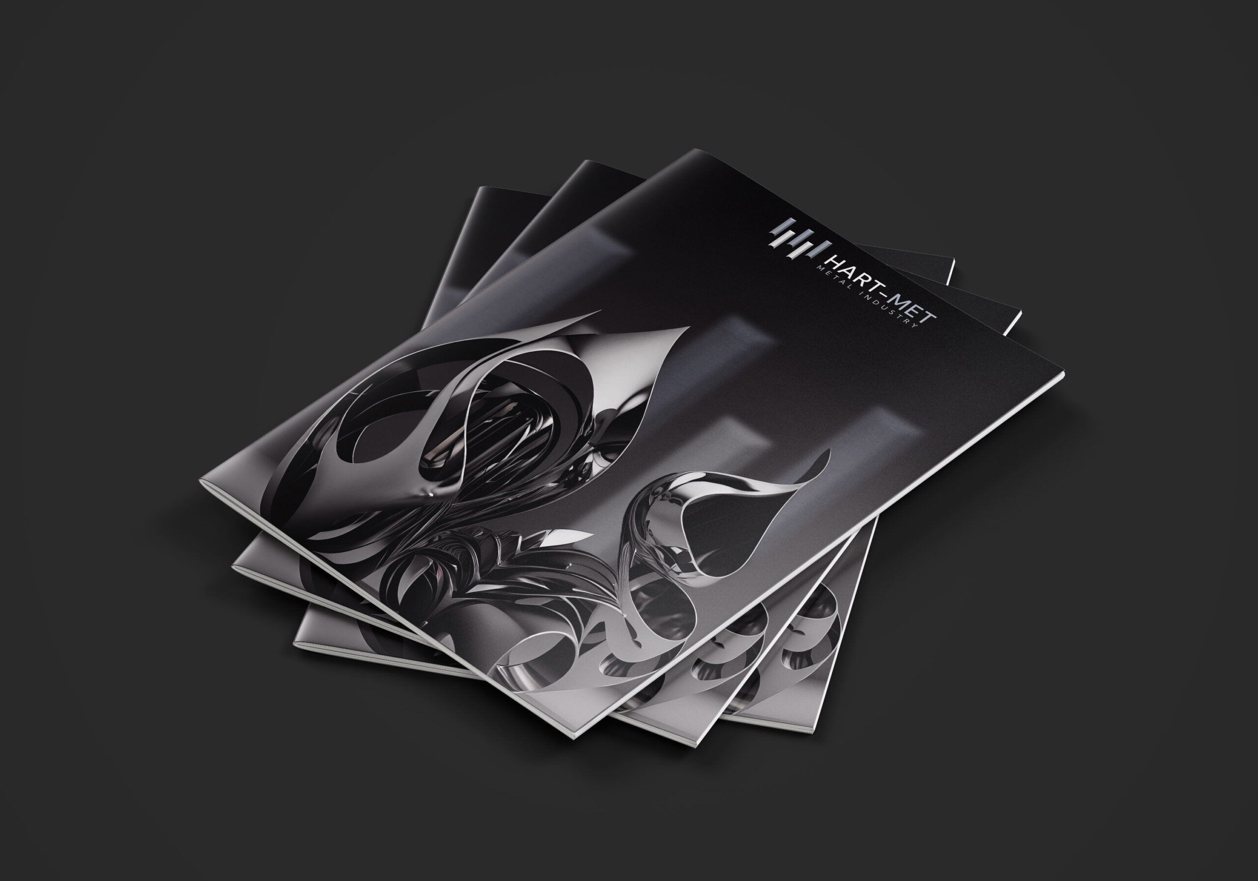 HART-MET — okładka teczki firmowej, branding, projekt Skubi Art