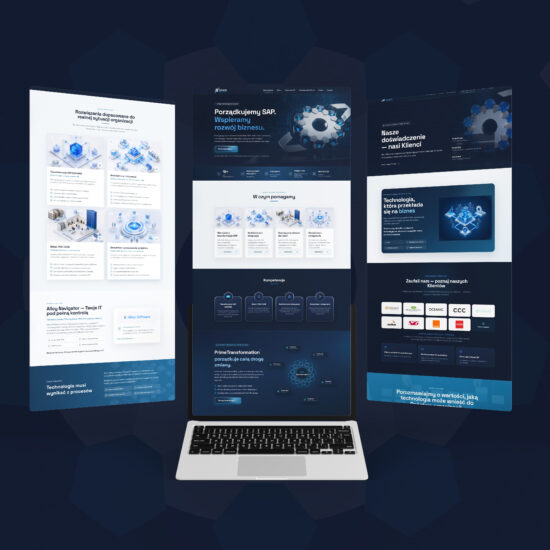 Prime Global — strona WWW dla firmy doradczej SAP, projekt Skubi Art