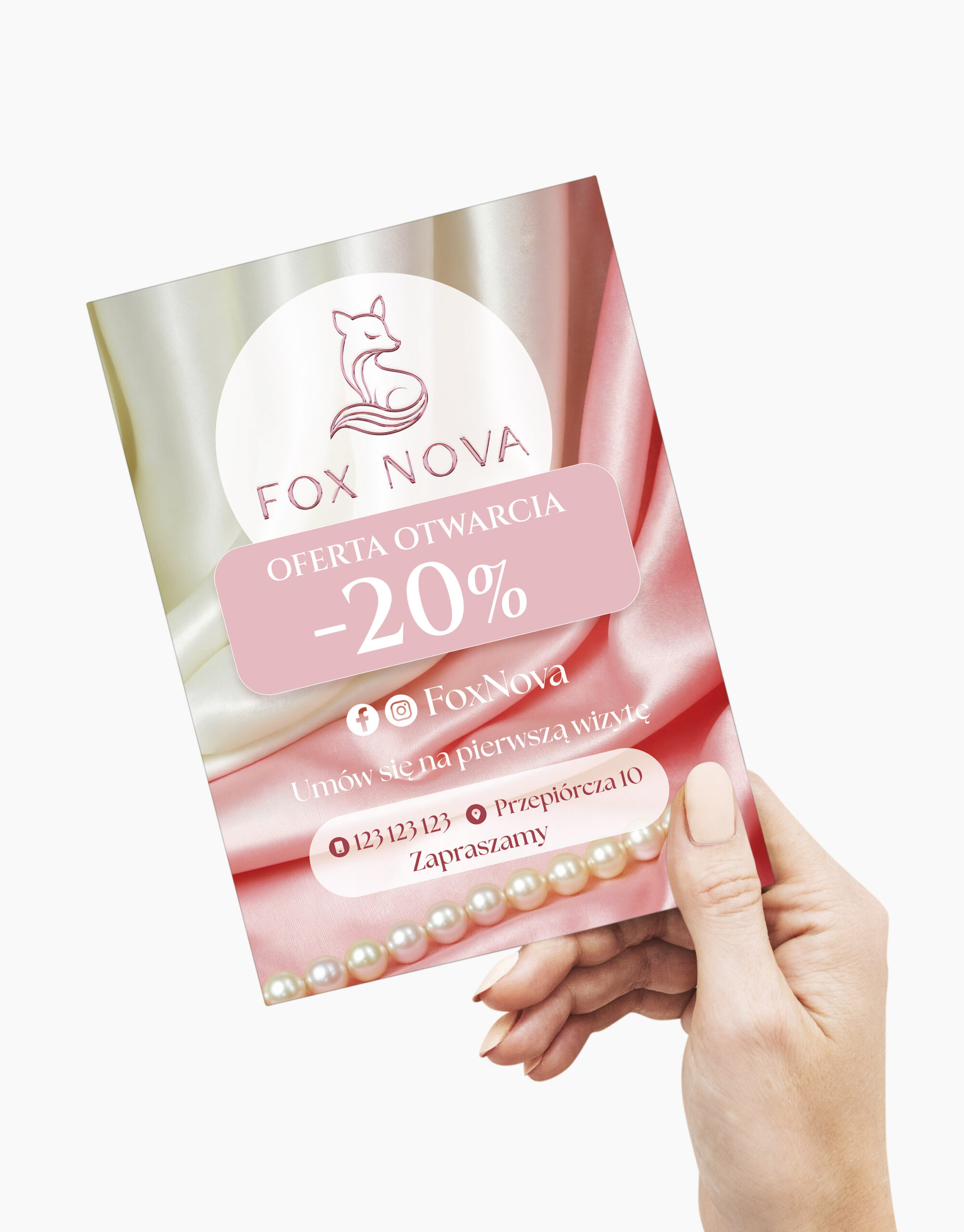 Christmas greeting card mockup